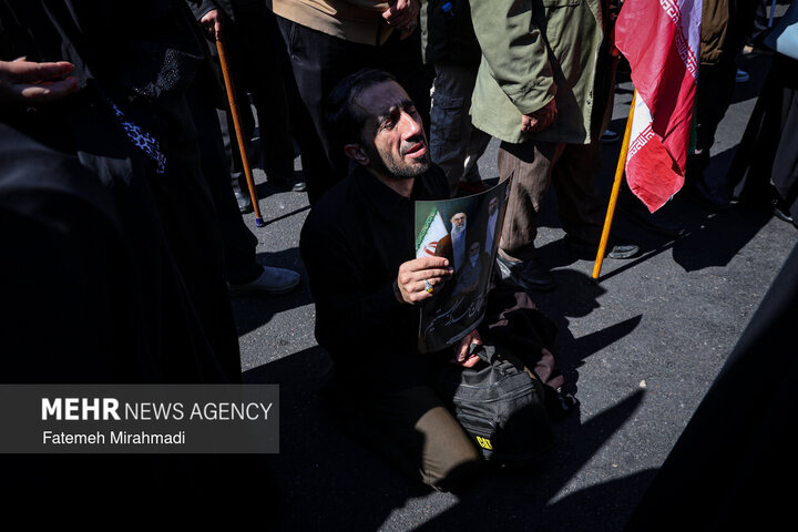 تهران در سوگ چهلمین روز شهادت رهبر شهید انقلاب اسلامی