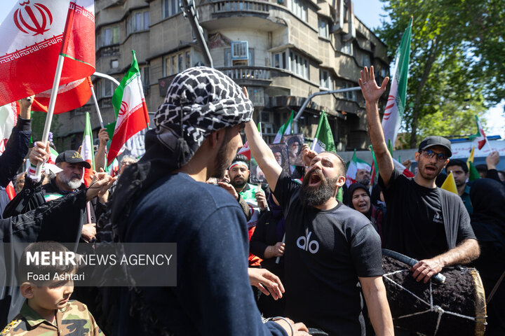 تهران در سوگ چهلمین روز شهادت رهبر شهید انقلاب اسلامی