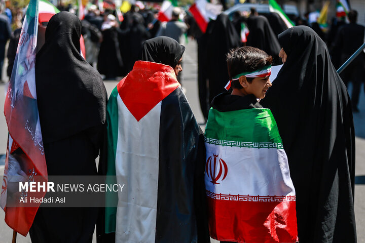 تهران در سوگ چهلمین روز شهادت رهبر شهید انقلاب اسلامی