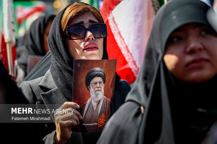 تهران در سوگ چهلمین روز شهادت رهبر شهید انقلاب اسلامی