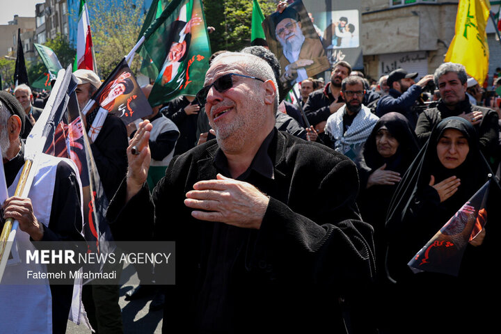 تهران در سوگ چهلمین روز شهادت رهبر شهید انقلاب اسلامی