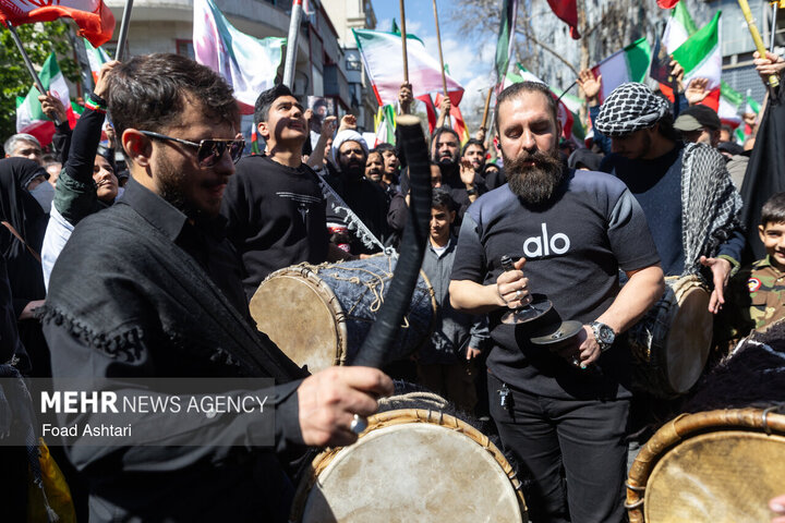 تهران در سوگ چهلمین روز شهادت رهبر شهید انقلاب اسلامی