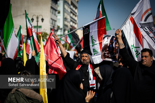 تهران در سوگ چهلمین روز شهادت رهبر شهید انقلاب اسلامی