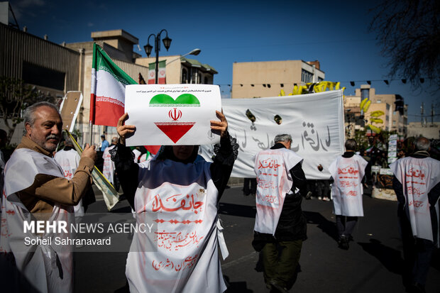 تهران در سوگ چهلمین روز شهادت رهبر شهید انقلاب اسلامی