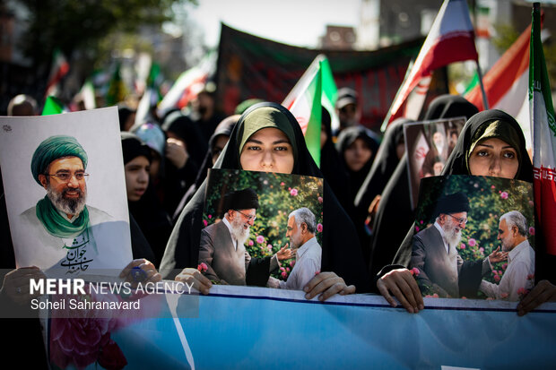 تهران در سوگ چهلمین روز شهادت رهبر شهید انقلاب اسلامی
