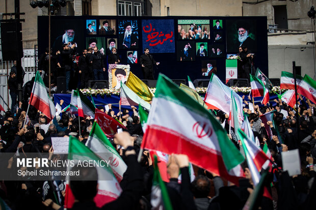 تهران در سوگ چهلمین روز شهادت رهبر شهید انقلاب اسلامی