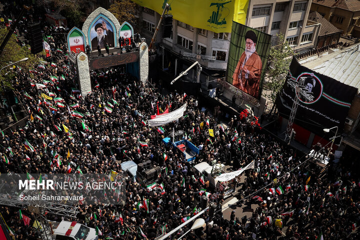تهران در سوگ چهلمین روز شهادت رهبر شهید انقلاب اسلامی