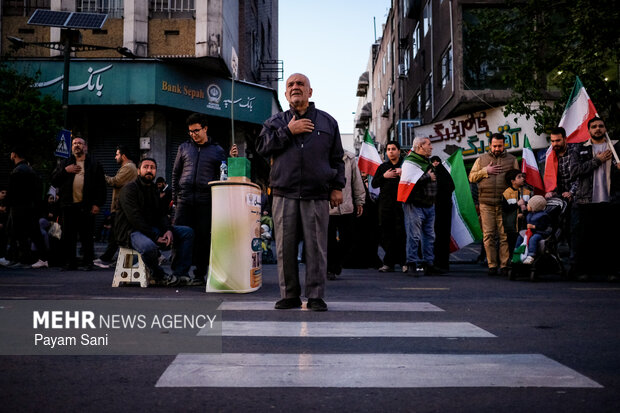 تهران در سوگ چهلمین روز شهادت رهبر شهید انقلاب اسلامی