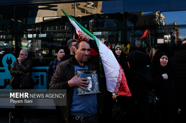 تهران در سوگ چهلمین روز شهادت رهبر شهید انقلاب اسلامی