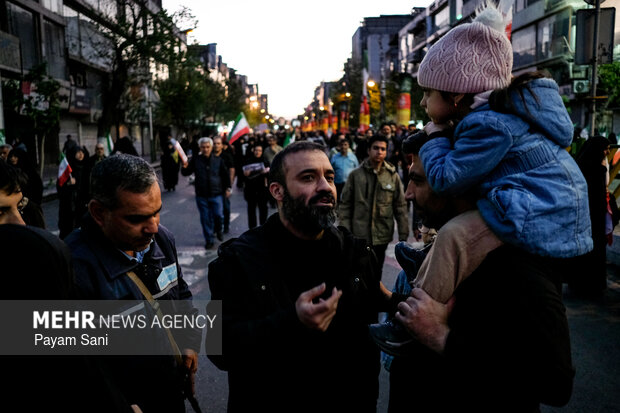 تهران در سوگ چهلمین روز شهادت رهبر شهید انقلاب اسلامی