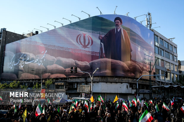 تهران در سوگ چهلمین روز شهادت رهبر شهید انقلاب اسلامی