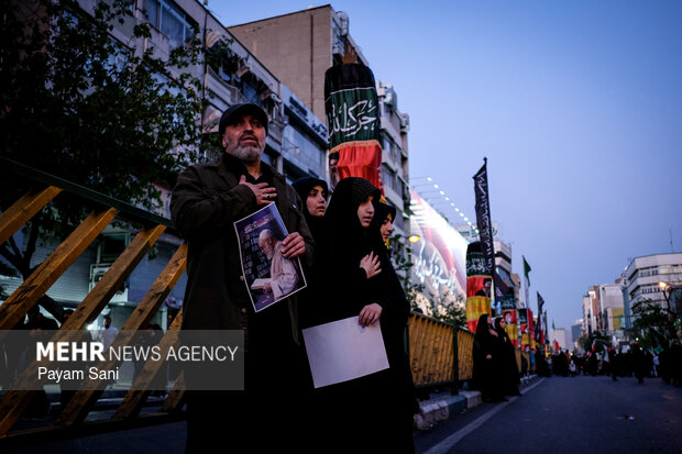 تهران در سوگ چهلمین روز شهادت رهبر شهید انقلاب اسلامی