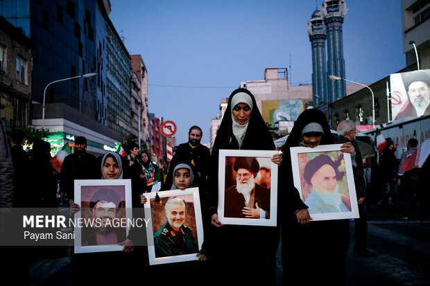 تهران در سوگ چهلمین روز شهادت رهبر شهید انقلاب اسلامی