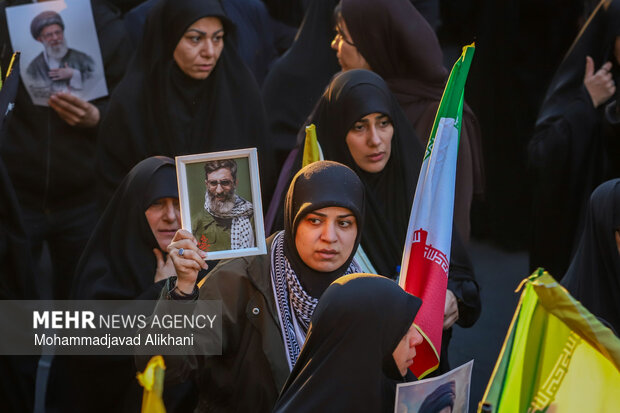 تهران در سوگ چهلمین روز شهادت رهبر شهید انقلاب اسلامی