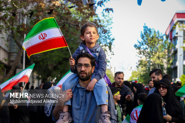 تهران در سوگ چهلمین روز شهادت رهبر شهید انقلاب اسلامی