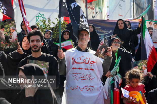 تهران در سوگ چهلمین روز شهادت رهبر شهید انقلاب اسلامی