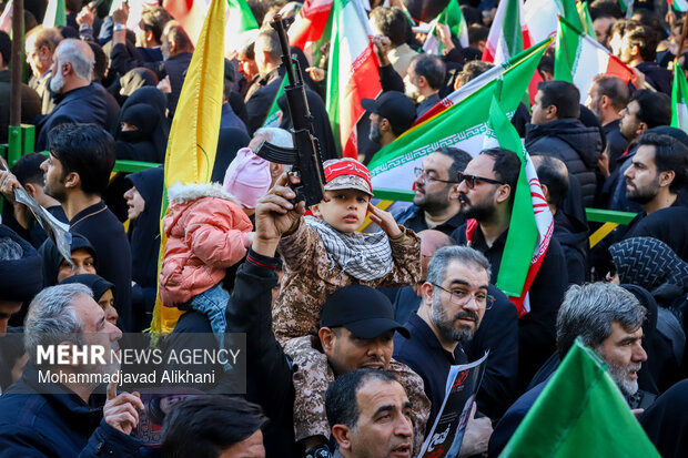 تهران در سوگ چهلمین روز شهادت رهبر شهید انقلاب اسلامی