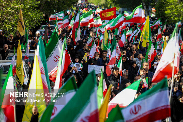 تهران در سوگ چهلمین روز شهادت رهبر شهید انقلاب اسلامی