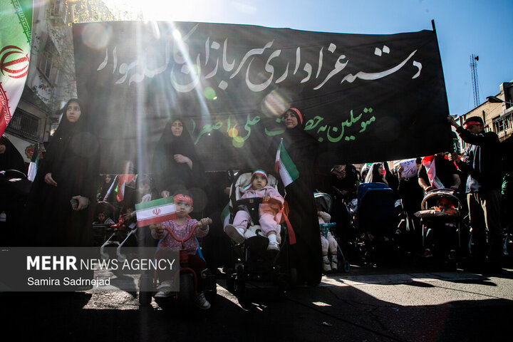 تهران در سوگ چهلمین روز شهادت رهبر شهید انقلاب اسلامی