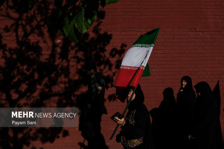 مراسم عزاداری چهلمین روز شهادت رهبر انقلاب در تهران