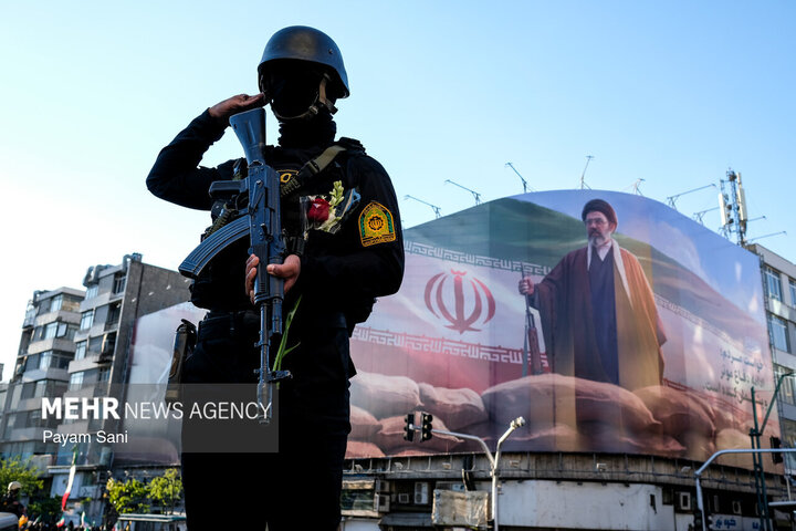 مراسم عزاداری چهلمین روز شهادت رهبر انقلاب در تهران
