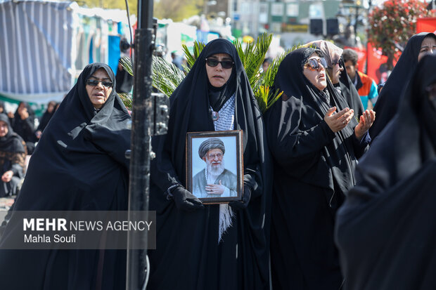 مراسم اربعین رهبر شهید انقلاب در اراک