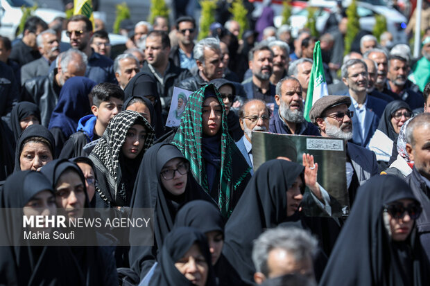 مراسم اربعین رهبر شهید انقلاب در اراک