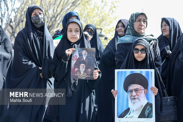 مراسم اربعین رهبر شهید انقلاب در اراک