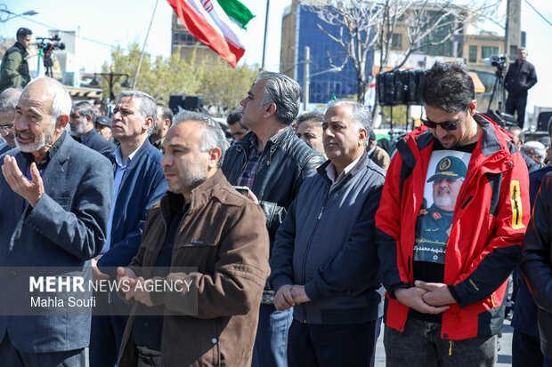 مراسم اربعین رهبر شهید انقلاب در اراک