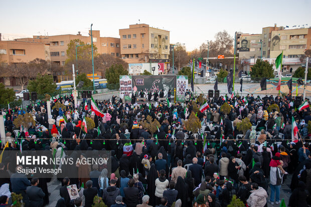 اربعین امام شهید در همدان