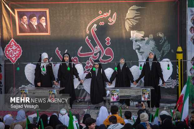 اربعین امام شهید در همدان