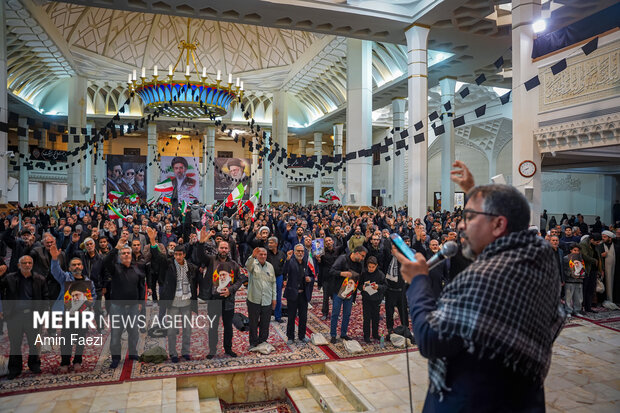 اربعین شهادت رهبر انقلاب در حرم شاهچراغ (ع)