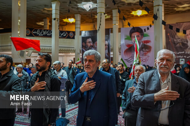 اربعین شهادت رهبر انقلاب در حرم شاهچراغ (ع)