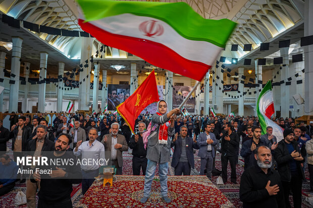 اربعین شهادت رهبر انقلاب در حرم شاهچراغ (ع)