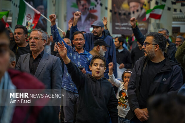 اربعین شهادت رهبر انقلاب در حرم شاهچراغ (ع)