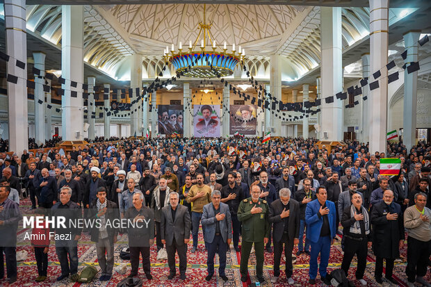 اربعین شهادت رهبر انقلاب در حرم شاهچراغ (ع)