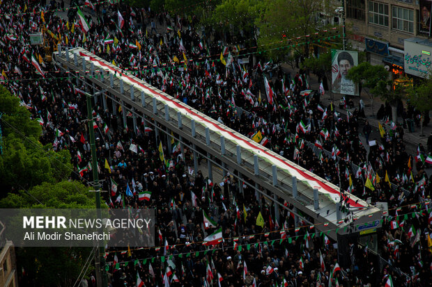 سوگواری اربعین رهبر شهید در مشهد