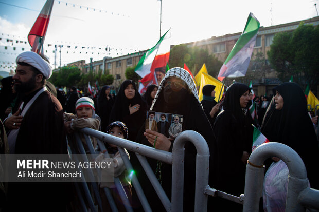 سوگواری اربعین رهبر شهید در مشهد