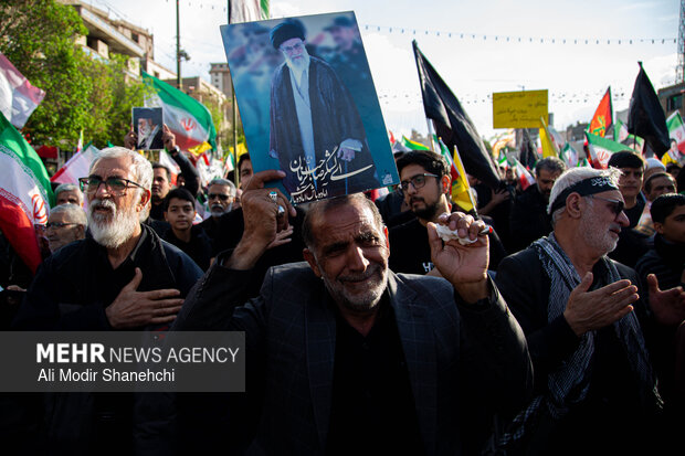 سوگواری اربعین رهبر شهید در مشهد