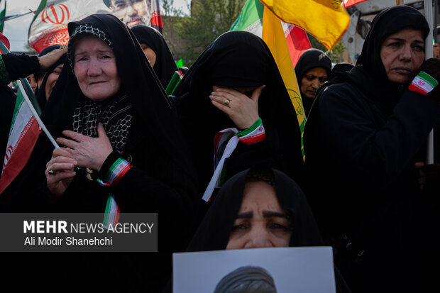 سوگواری اربعین رهبر شهید در مشهد