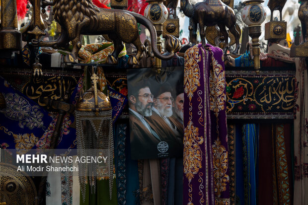 سوگواری اربعین رهبر شهید در مشهد