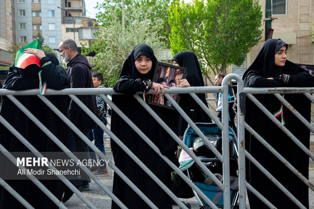 سوگواری اربعین رهبر شهید در مشهد