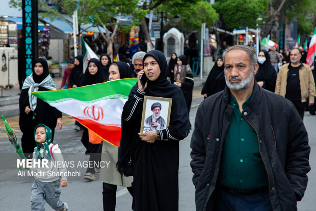 سوگواری اربعین رهبر شهید در مشهد