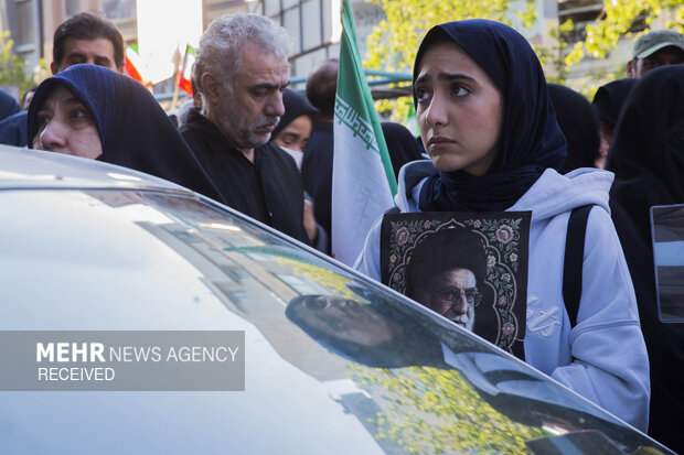تهران در سوگ چهلمین روز شهادت رهبر شهید انقلاب اسلامی