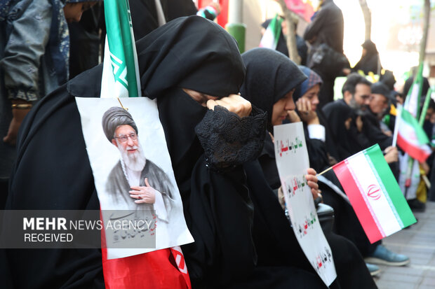 تهران در سوگ چهلمین روز شهادت رهبر شهید انقلاب اسلامی