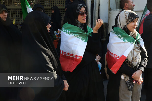 تهران در سوگ چهلمین روز شهادت رهبر شهید انقلاب اسلامی