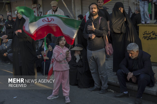 تهران در سوگ چهلمین روز شهادت رهبر شهید انقلاب اسلامی