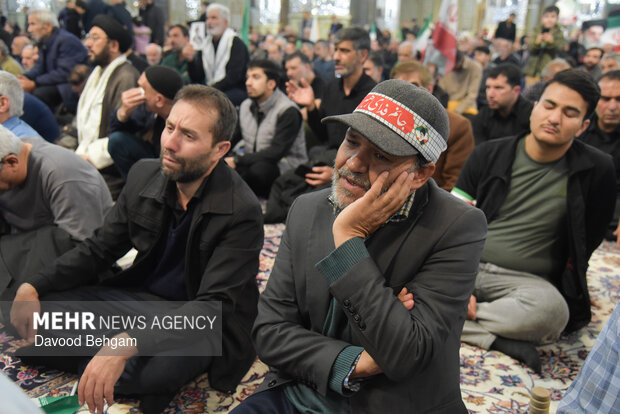 مراسم چهلمین روز شهادت امام شهید امت در حرم رضوی