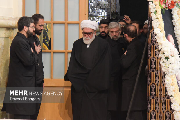 مراسم چهلمین روز شهادت امام شهید امت در حرم رضوی