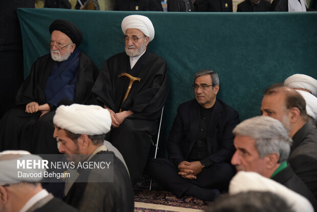مراسم چهلمین روز شهادت امام شهید امت در حرم رضوی
